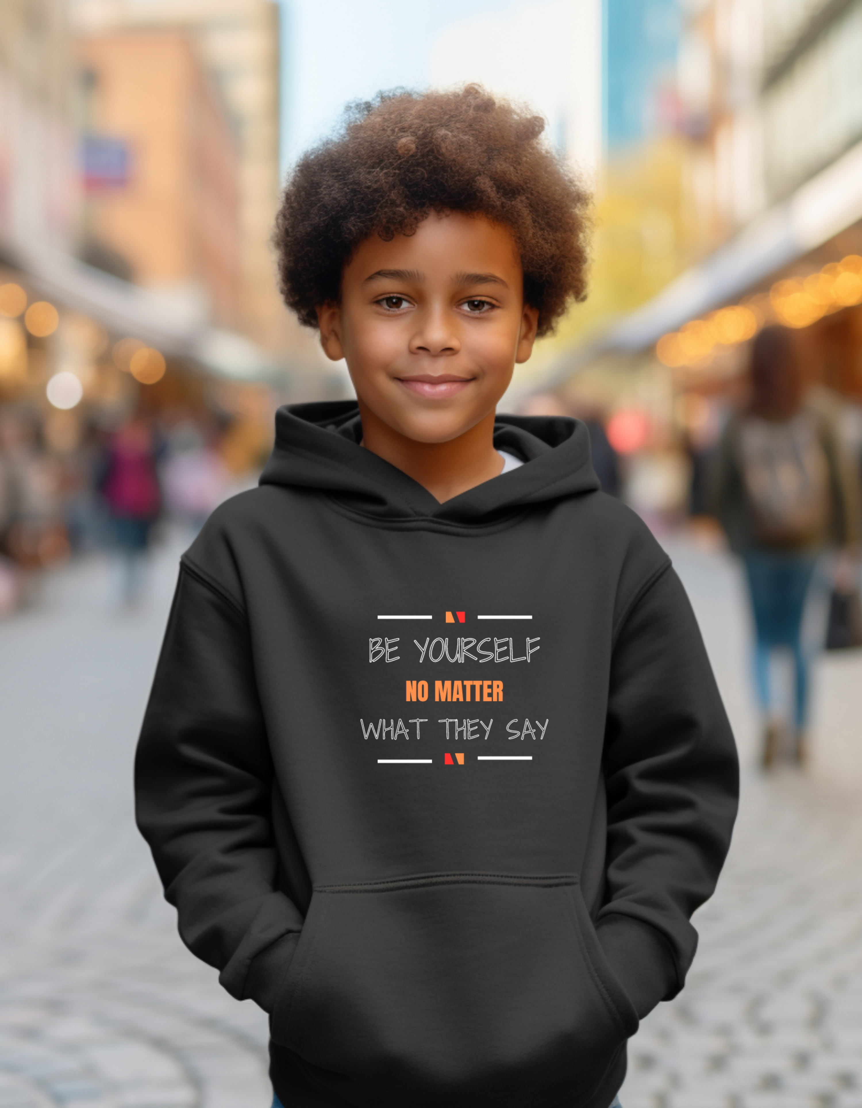 Be Yourself No Matter What They Say Youth Unisex Hoodie