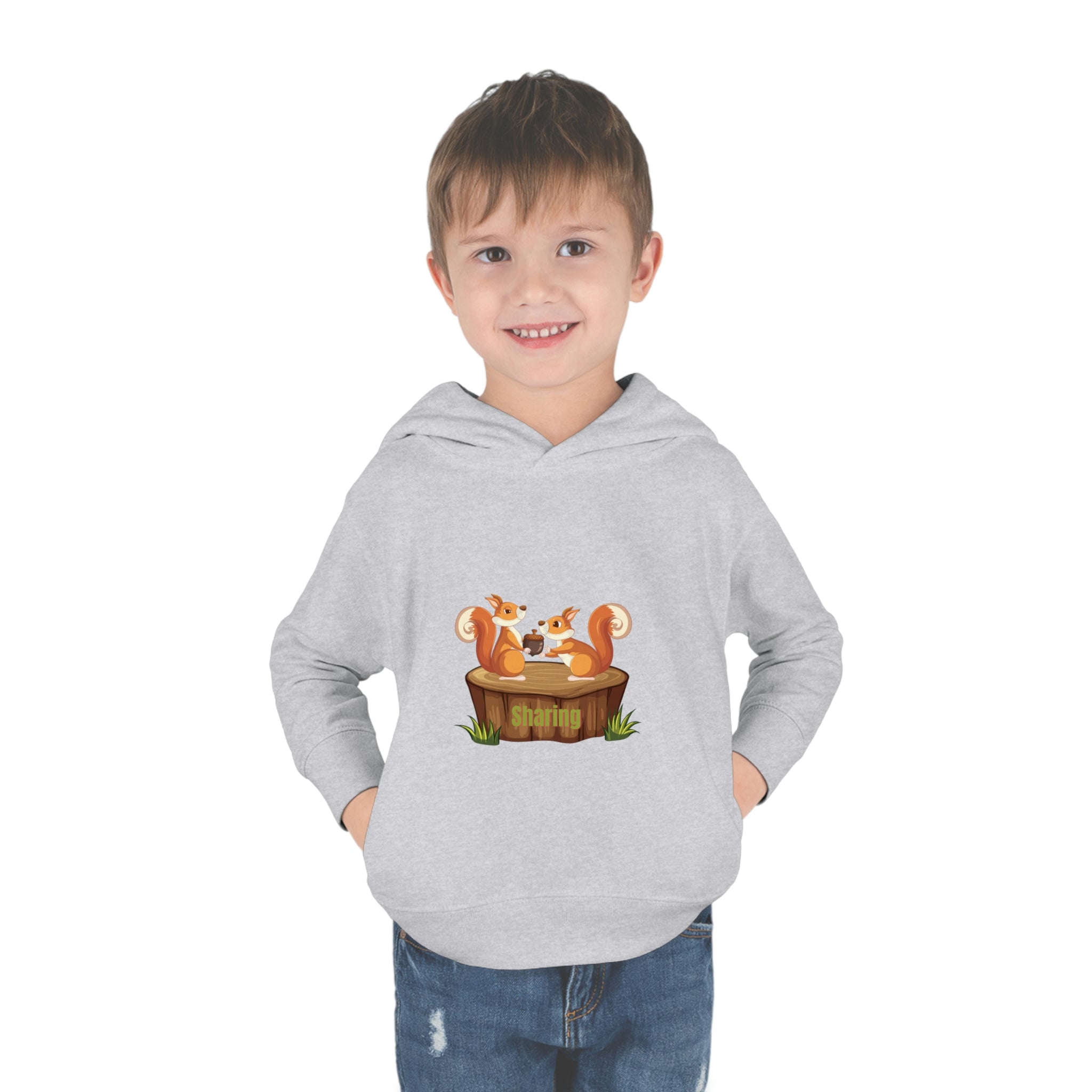 Child Model, Heather, Sharing Toddler Hoodie